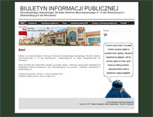 Tablet Screenshot of bip.oswdn.pl